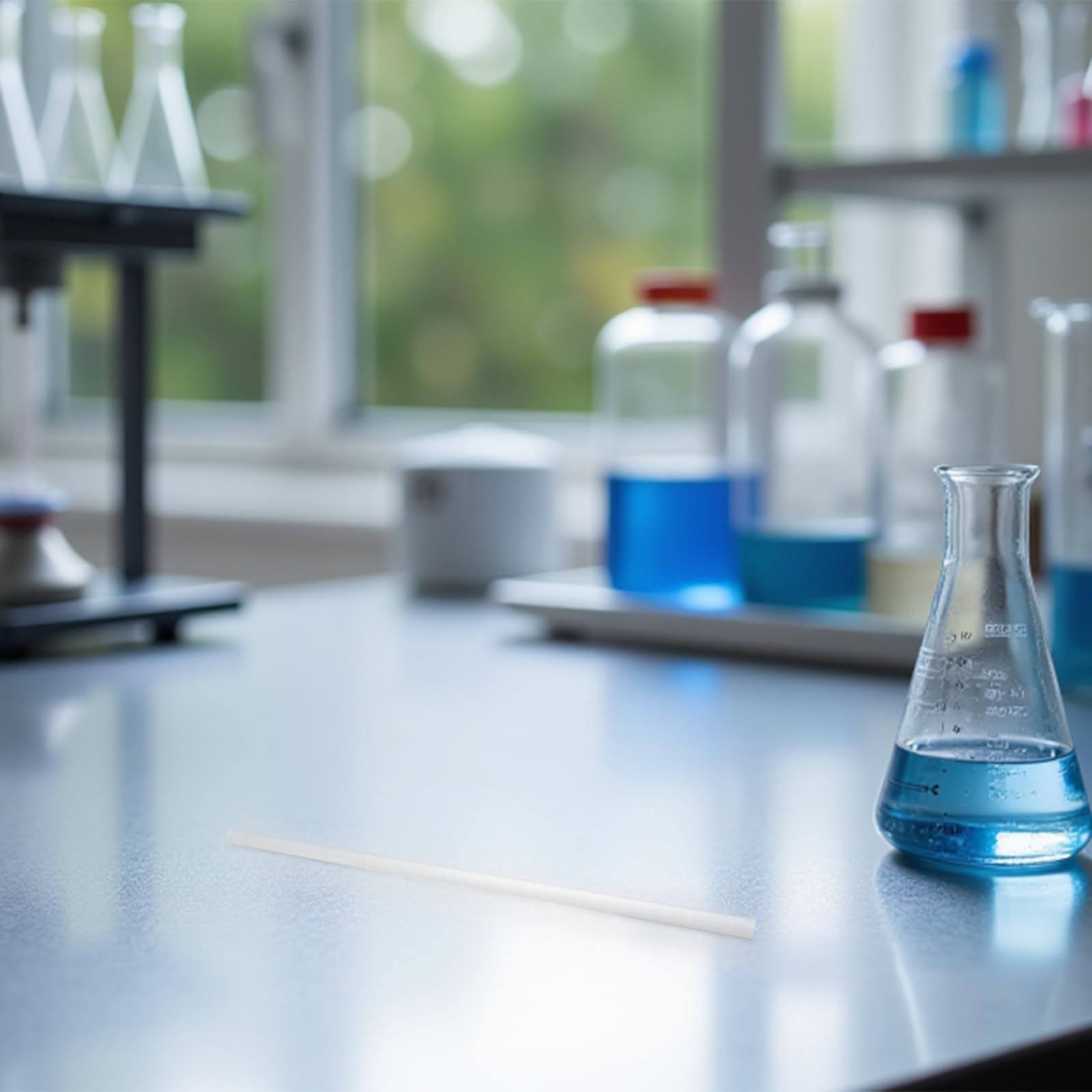 Varilla Mezcladora de Cuarzo Alta Pureza para Laboratorio y Resistencia Térmica, Barra de Vidrio para Agitación Científica y Aplicaciones Industriales