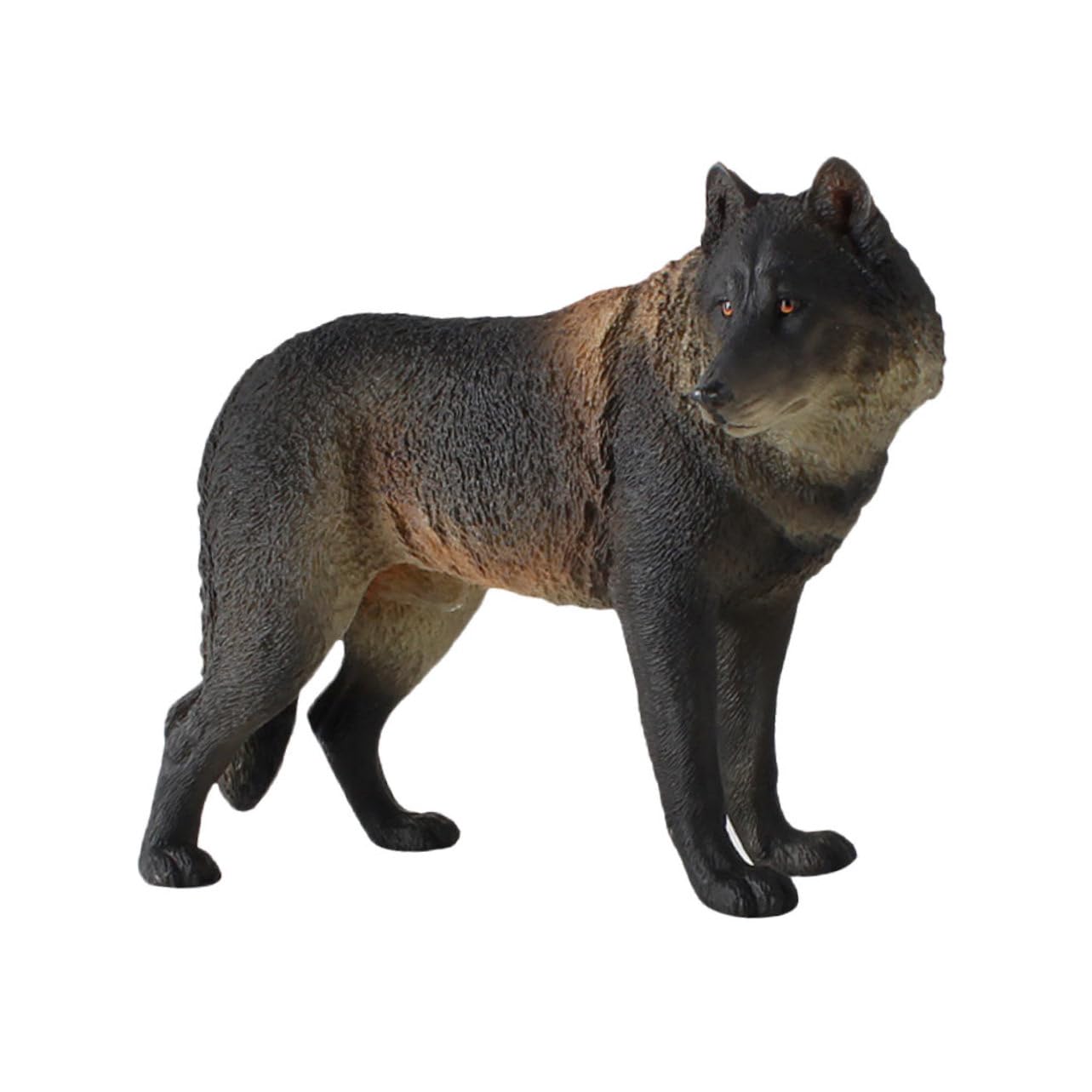 Figura Realista de Animal Salvaje de Pvc Negro, Juguete para Niños