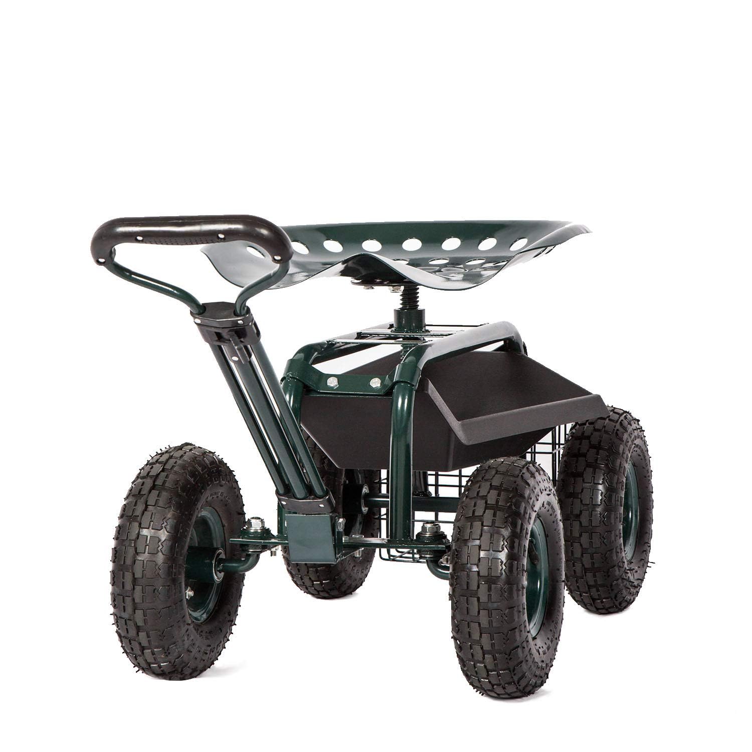 Kinsunny Garden Cart Rolling Work Seat