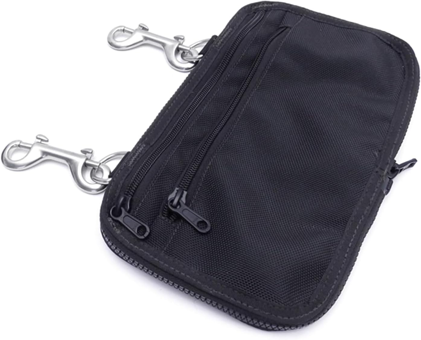 Scubas Diving Storage Pocket with Double Ended Hook, Diving Sidemount Storage Pocket Bag Water Sport Equipment Pouches