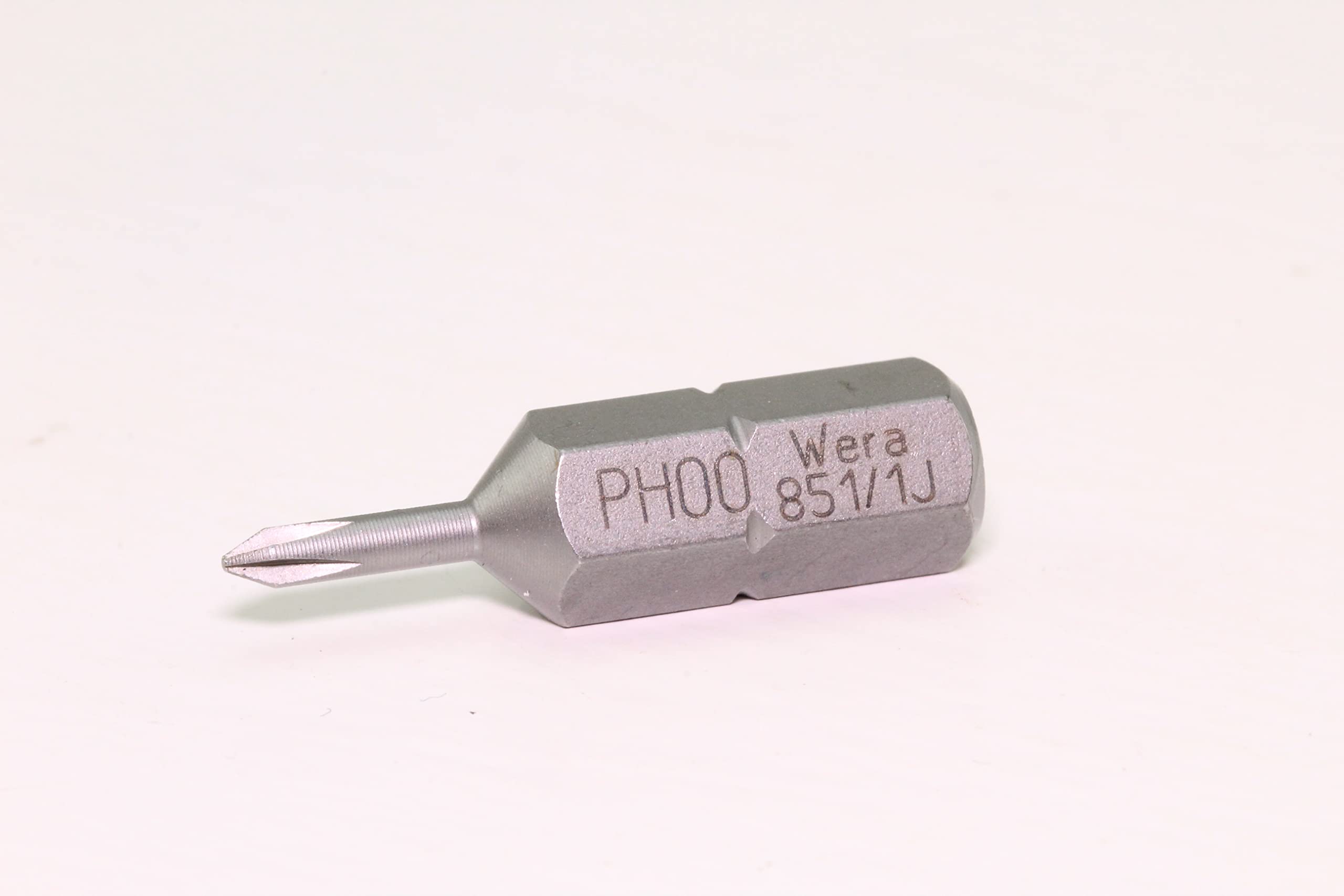0006 Wkręty torowe Wkręty do drewna Krzyż 200 szt. 1,0 x 8 mm + WERA Bit H0 K