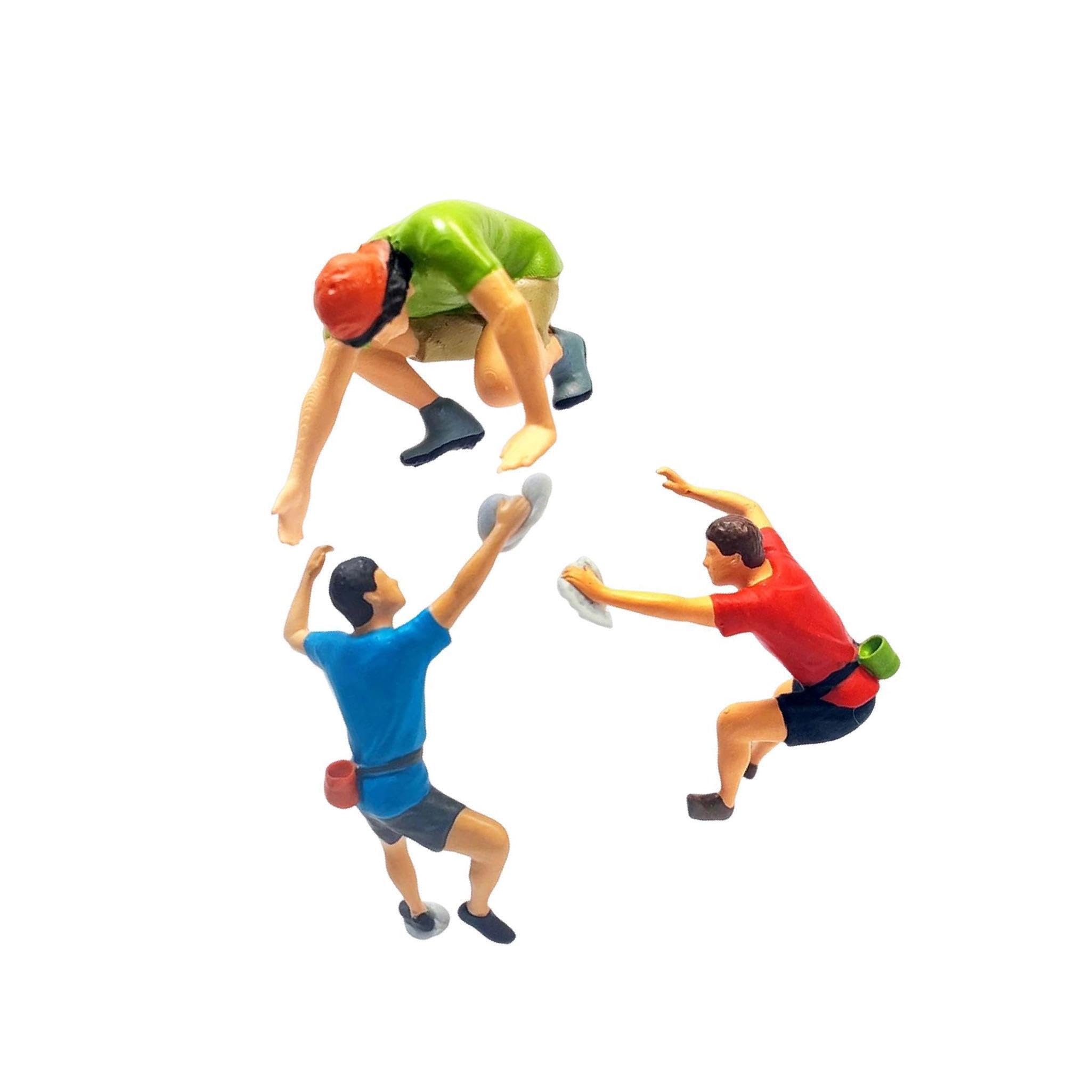 Quxvuis Exquisite 1 87 Scale Rock Climbing Figure Diorama Scenery Collections For Garden Decoration Toys Figurines