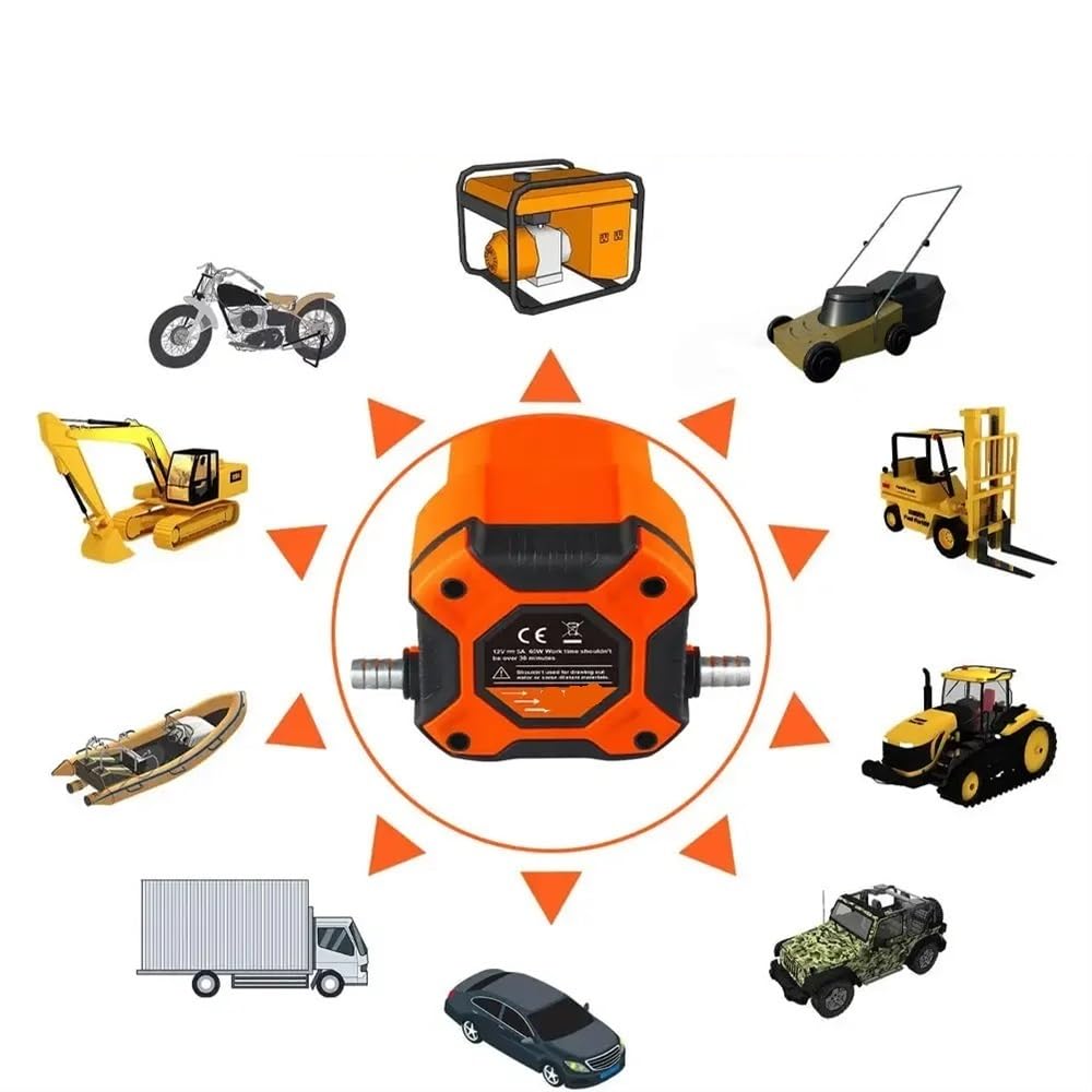 COMODO de succión de Aceite 60W 12V para Transferencia de Fluido del Motor de Barco Marino Compatible con el automóvil