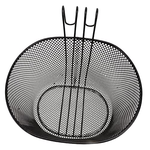 GALPADA Durable Iron Bike Basket for Detachable Hanging Handlebar Basket Capacity Storage for Boys and Easy Tool Installation for Leisurely Rides and Shopping