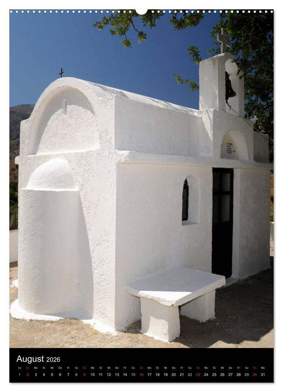 Kreta Impressionen (hochwertiger Premium Wandkalender 2026 DIN A2 hoch), Kunstdruck in Hochglanz: Landschaft und Kultur der Urlaubsinsel Kreta (CALVENDO Orte)