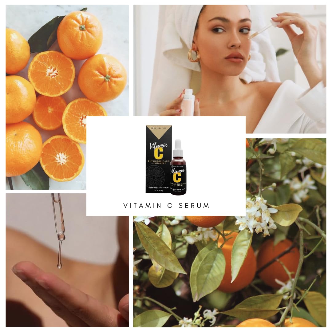 Amazon.com: Vitamin C Serum with Hyaluronic Acid and Vitamin E | Thin serum  quickly sinks into skin for a bright and glow finish | Boost Radiance
