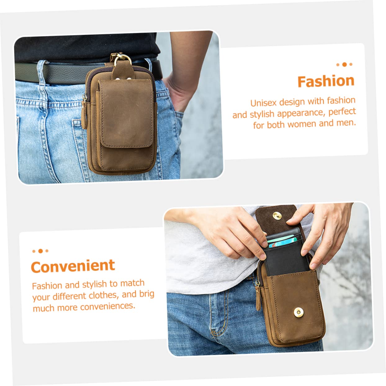 VILLCASE Pochette pour Téléphone Portable Sacoche De Ceinture Pochette De Ceinture Adaptée Aux Activités De Plein Air Randonnée Camping Équitation Et Travaux De Construction