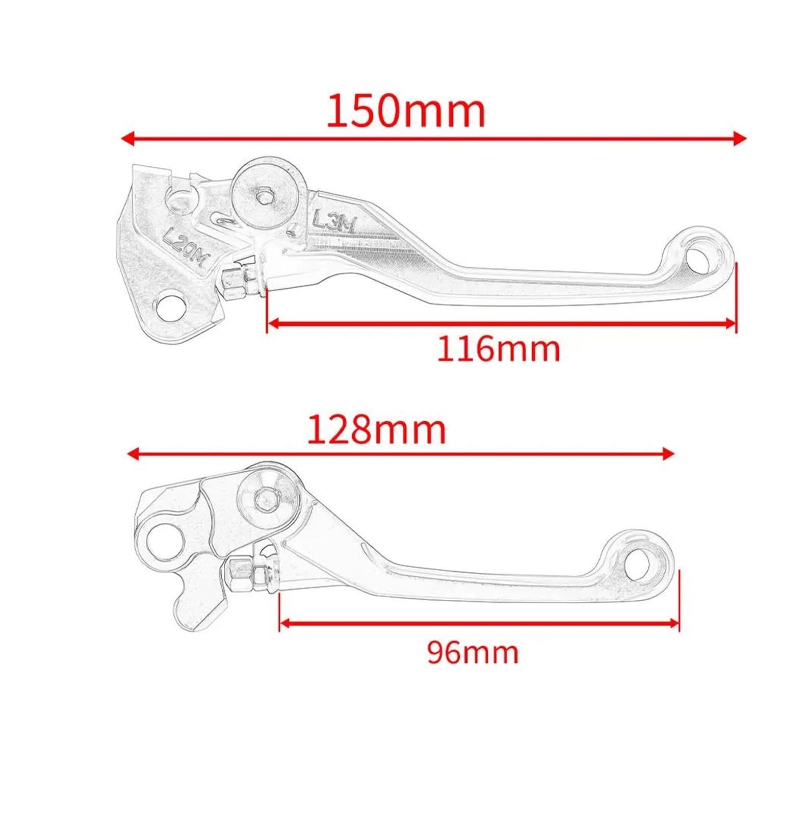 Leve Manubrio Per Suzuki Per RMZ450 Per RMZ 450 2007-2014 2015 2016 2017 2018 Moto Motocross CNC In Alluminio Pivot Freno Leve Di Frizione Dirt Bike Leve Freno Frizione(1)