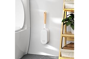 OSCIOUS Wooden Toilet Brush: Ergo Design, Compact, Durable