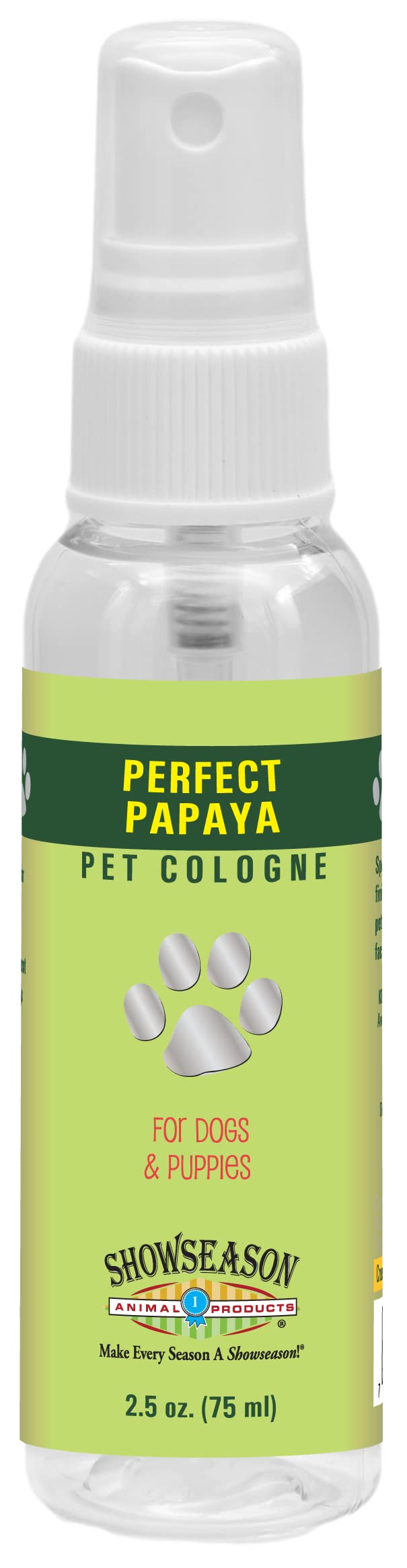 Showseason® Perfect Papaya Dog Cologne 2.5 oz | Dog Perfume Long Lasting | Deodorizing Spray