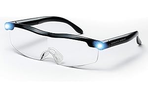 Experience Magnified Viewing with Ontel Mighty Sight LED Magnifying Eyewear