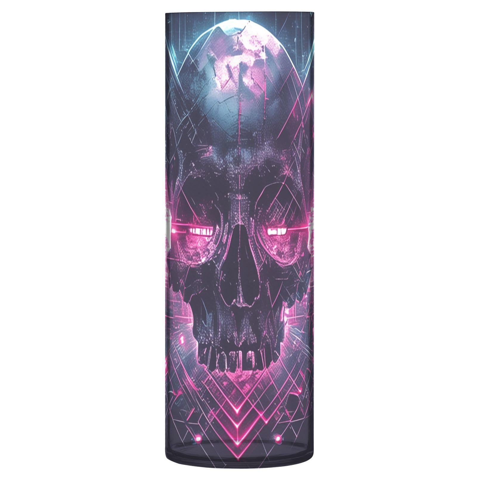 Vase en forme de tête de mort pour décoration de salon et centre de table de mariage