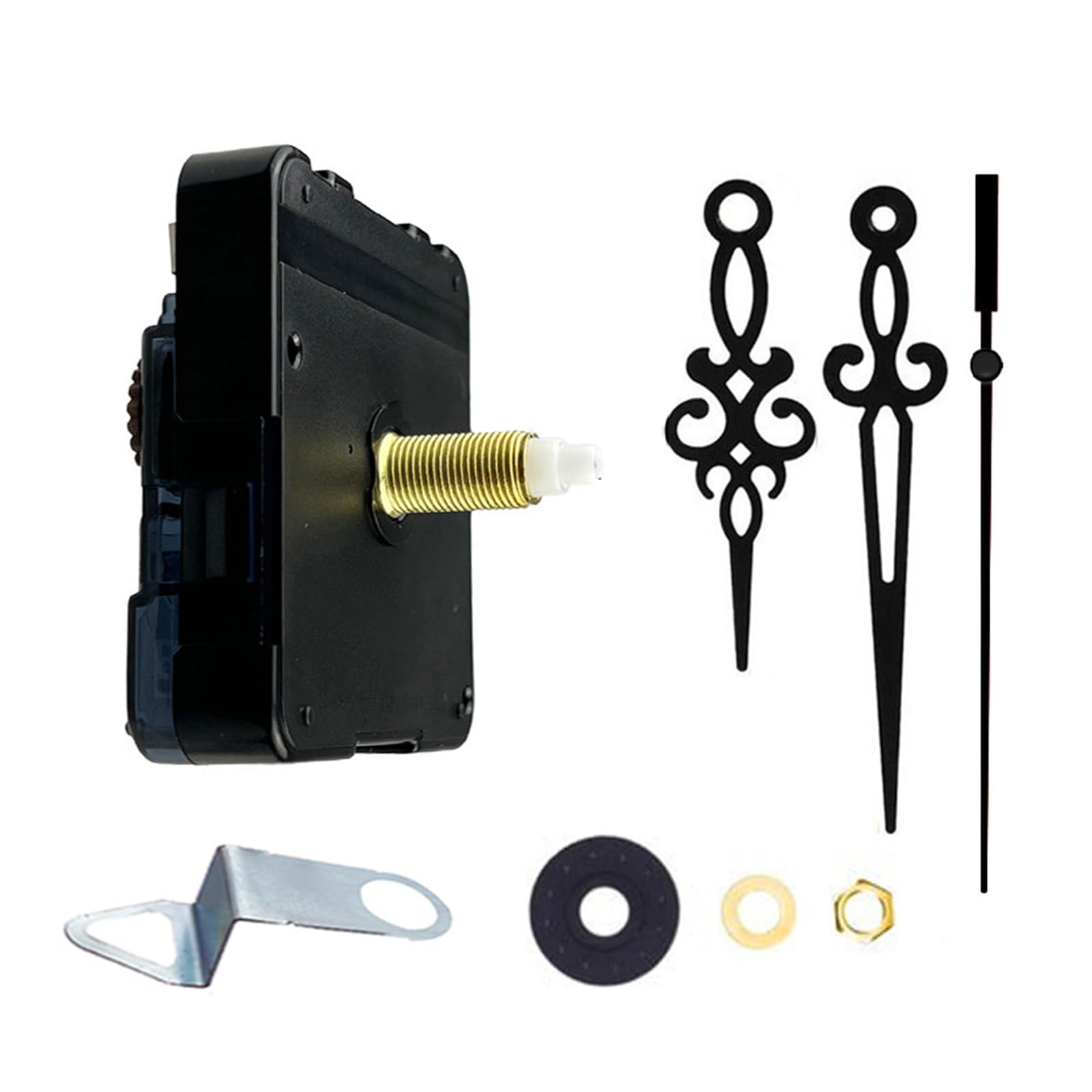 yanwuwa Accuracy Quiet Mechanism Clock Parts Clock Movement and Hands Set for Hobbyists and Repair Enthusiasts Crafting Supplies