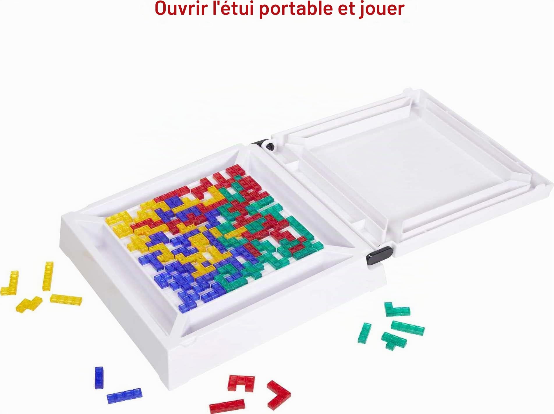 Mattel Games Blokus édition Voyage, Version 2 Joueurs, Jeu de société et de stratégie, GND69 Multicolore
