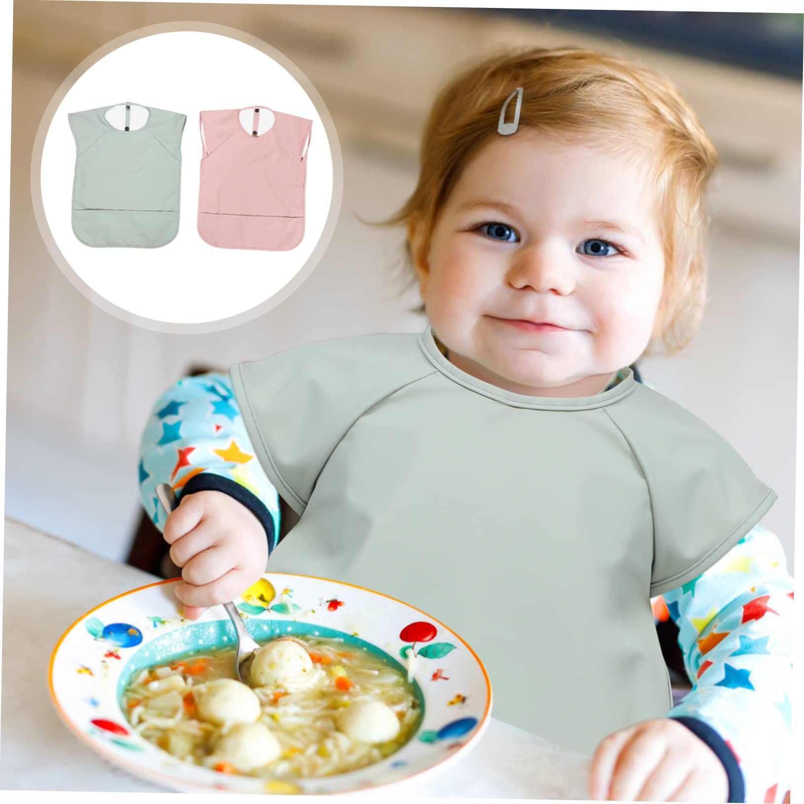VICASKY isst Lätzchen bibs babylätzen wasserdichtes Essenslätzchen Babyschürze Speichel - zum Füttern von Kleinkindern Pu