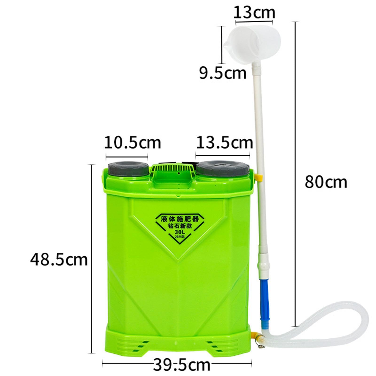 Homyl Strumento per L'applicazione di Fertilizzanti Liquidi, Spandiconcime Liquido Efficiente da 30 Litri
