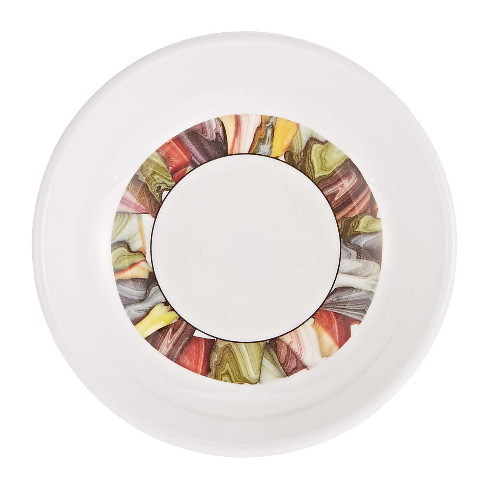 Servewell10 Cm Art Deco Symphony Sauce Plate - White