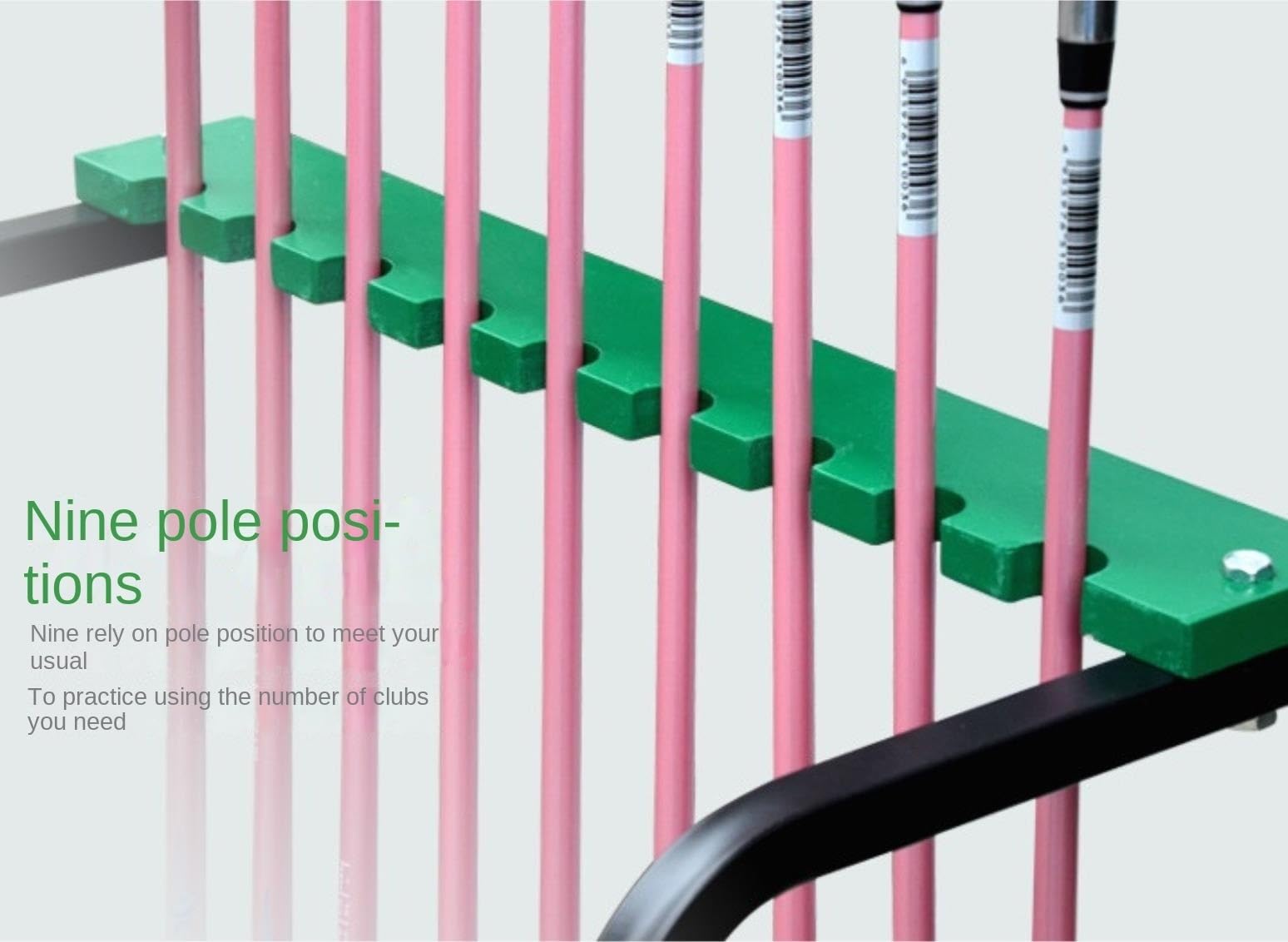 Aufbewahrung Ständer Golf Club Display Lagerung Stehen Rack Für Garage 9 Putter Metall Hinterhof Clubs Organizer Halter Golfschlager