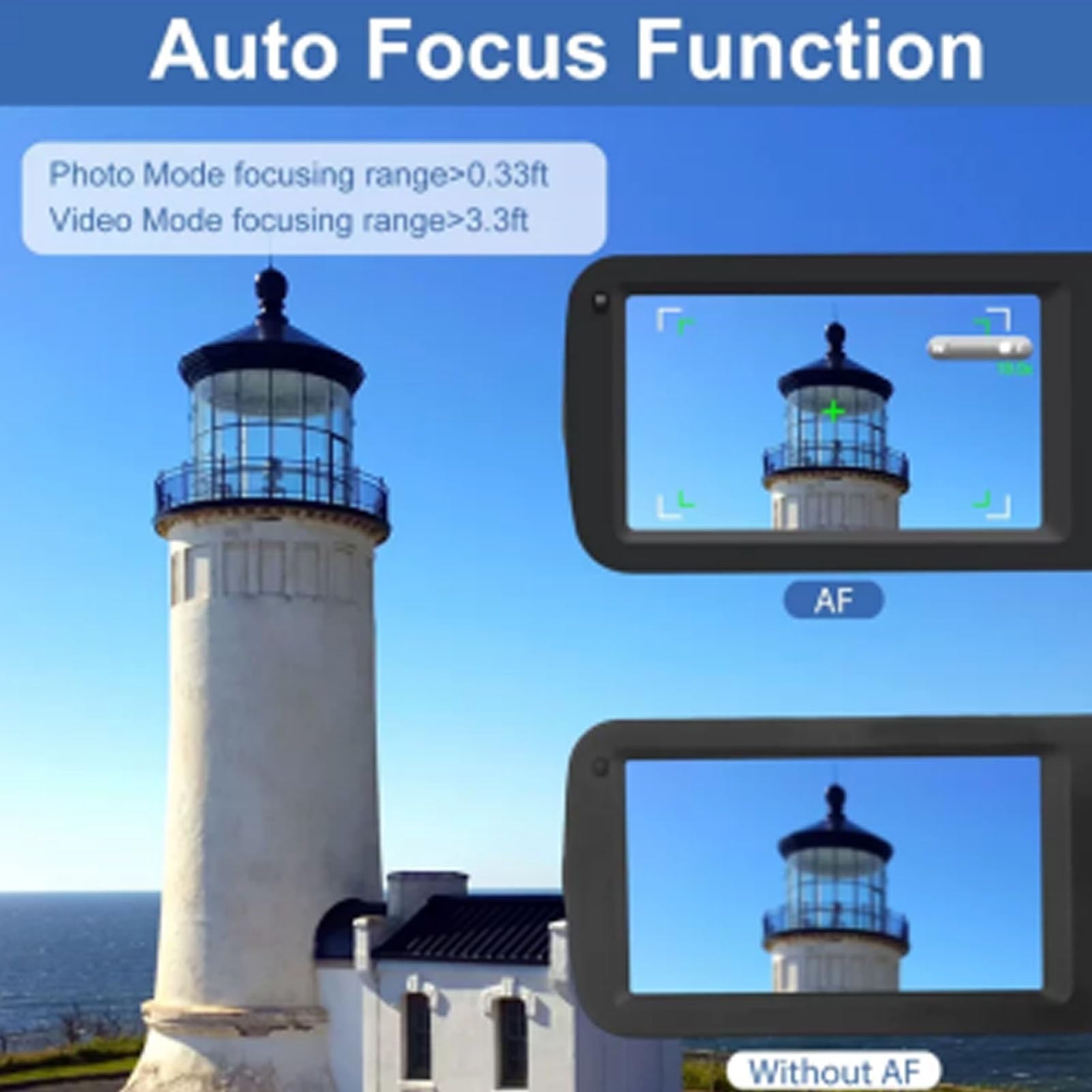 Tosuny Videocámara 8K con Foto de 64MP, Cámara de Video WiFi con Zoom Digital 18X con Pantalla Táctil de 3 Pulgadas, Micrófono Externo, Estabilización de 6 Ejes para Vlogging