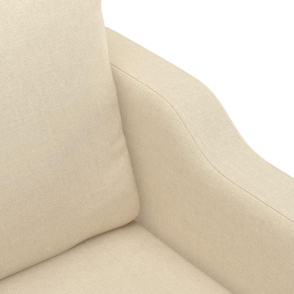 Juego de 3 sofás de color crema de tela resistente con estructura de madera contrachapada de metal, sofá esquinero moderno para salón, dormitorio, pasillo