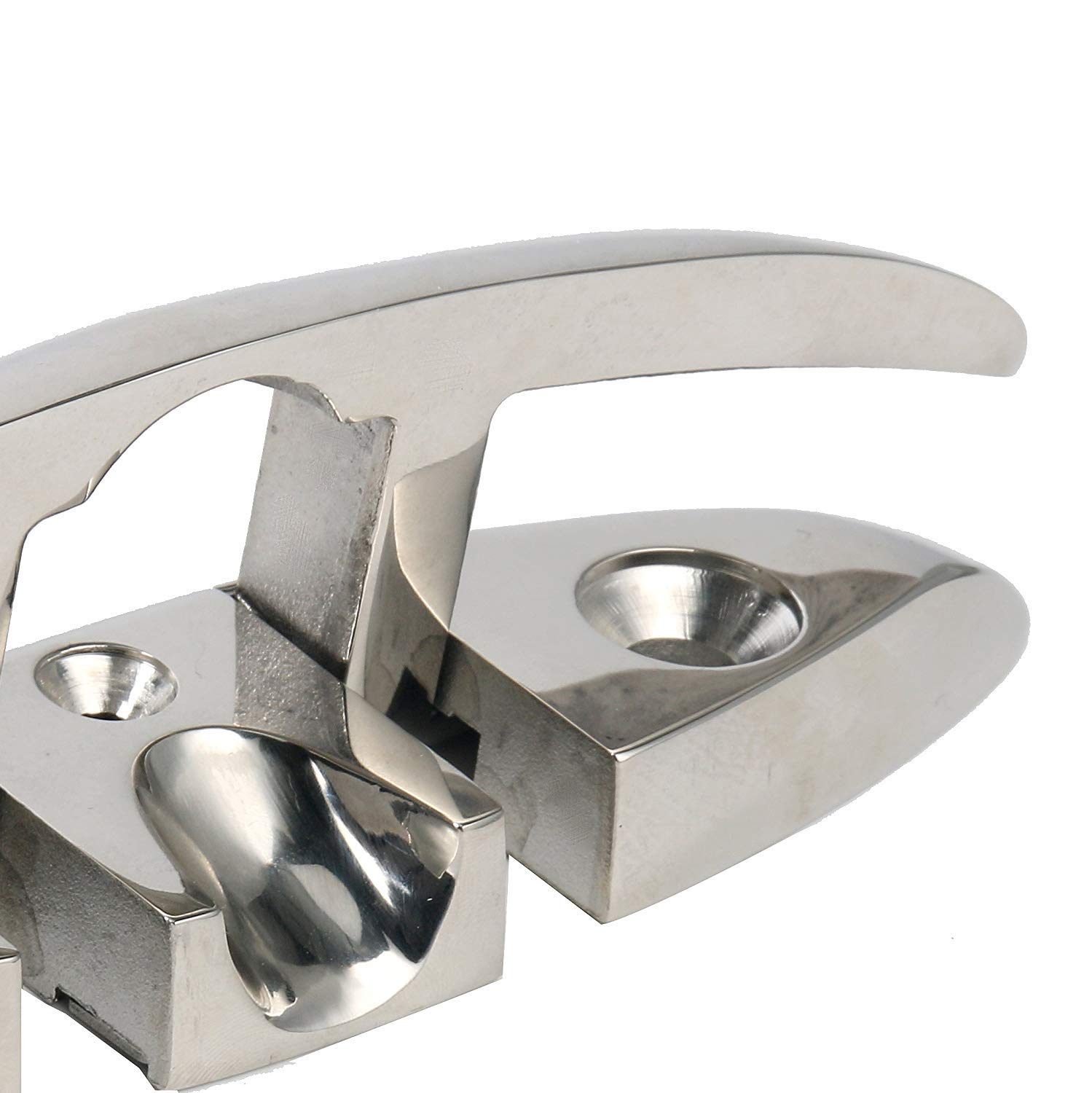 Amarine-made M1109S - Tacchetta Pieghevole in Acciaio Inox, 15,2 cm, 2 Pezzi