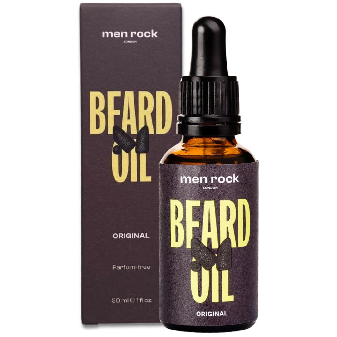 – Beard Oil for Men – Rosemary Beard Oil with Vitamin E, Grapeseed & Cedarwood – Beard Growth Oil, Beard Softener, Beard Thickener & Beard Moisturiser for Men’s Beard Growth 30 ml