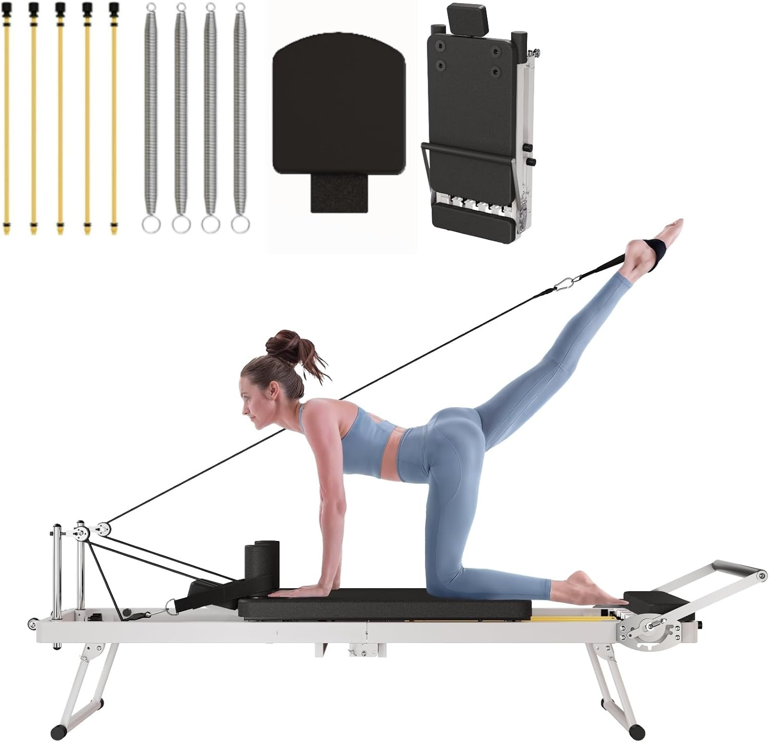 Dual Resistance Pilates Reformer