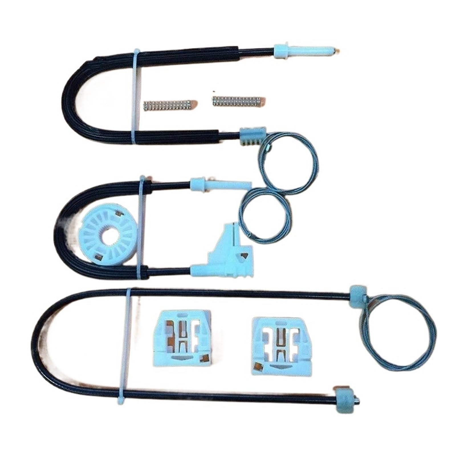 Sauanmnktp Front Left Side Window Winder Repair Kit For Skoda For Octavia Type 1U 1996-2004 Window Regulator Repair Kit