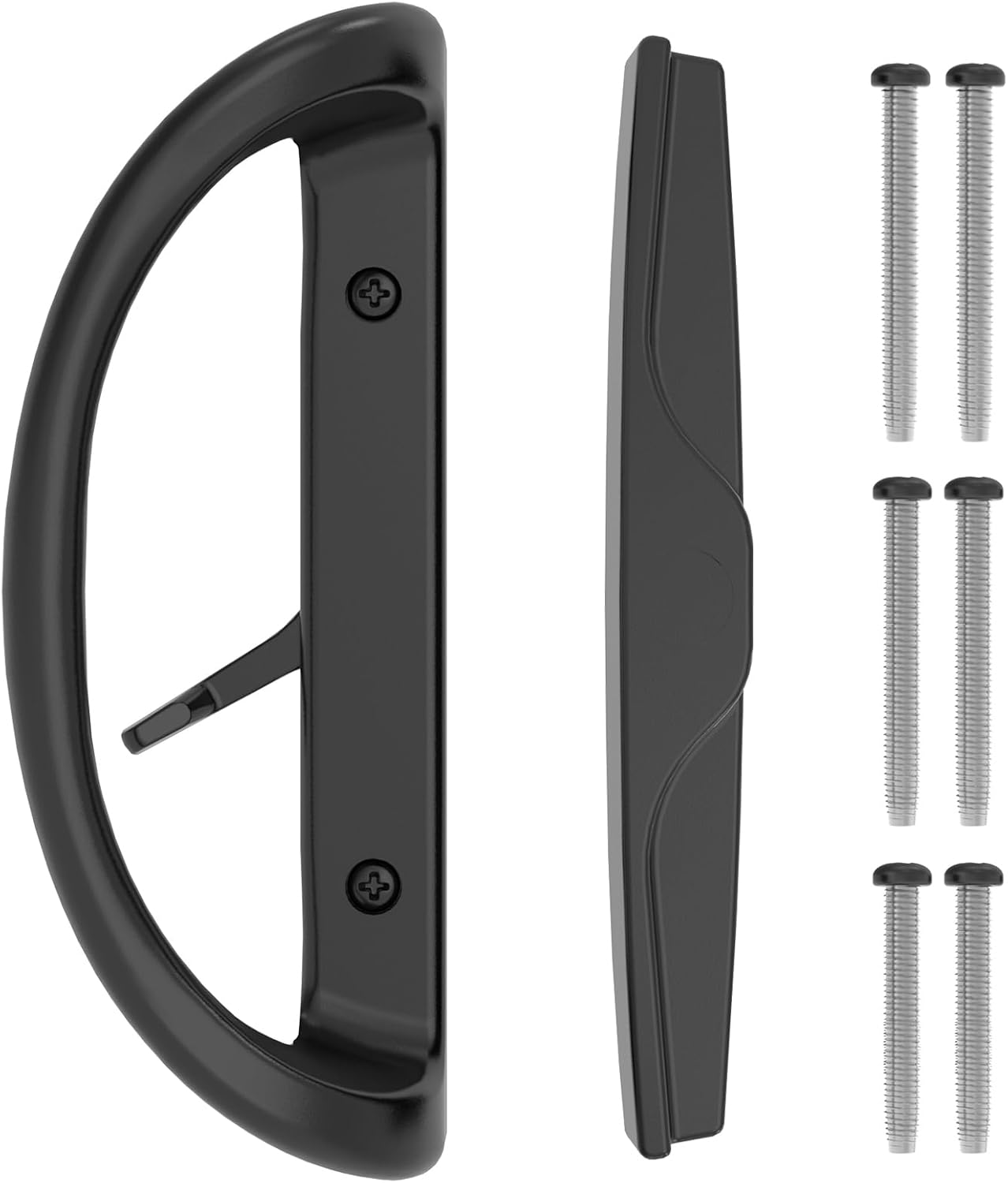 Sliding Door Handle, NonKeyed Sliding Patio Door Handle Set with Latch for 315/16” Hole