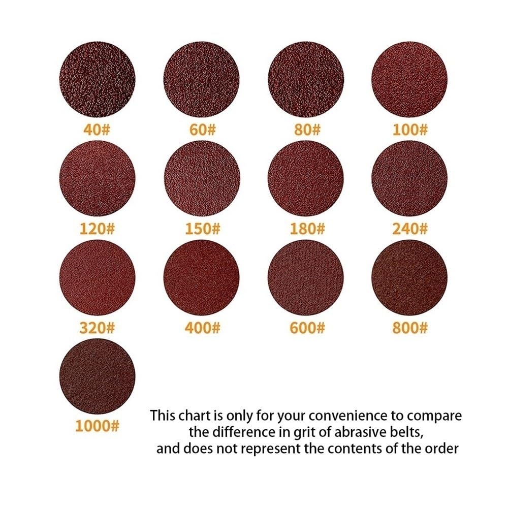 Lot de 5 bandes abrasives en oxyde d'aluminium, 2 x 82 pouces, grains P40/320/800, bande adaptée à la ponceuse à bande(600)
