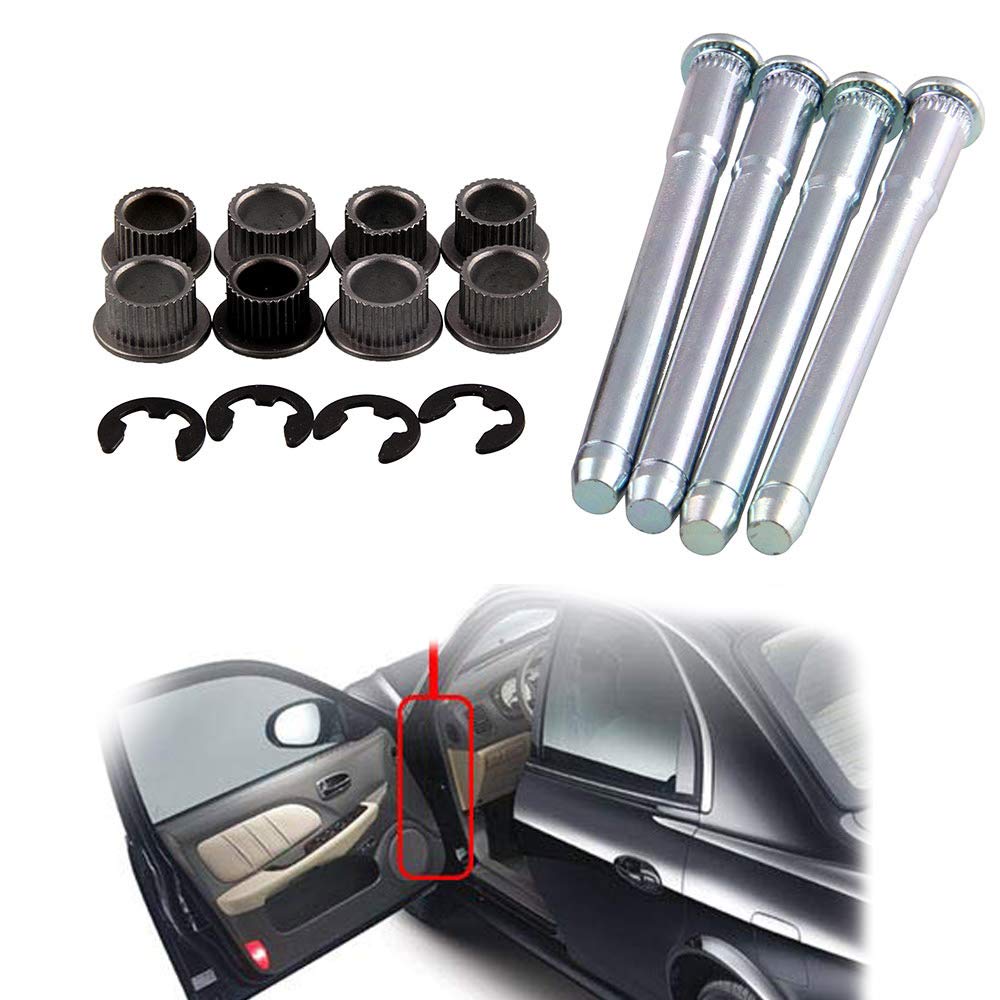 SOOMEE Door Hinge Pin & Bushing Kit for 1988-2002 Chevrolet GMC Full-Size Truck SUV (4 pins 2 Door)