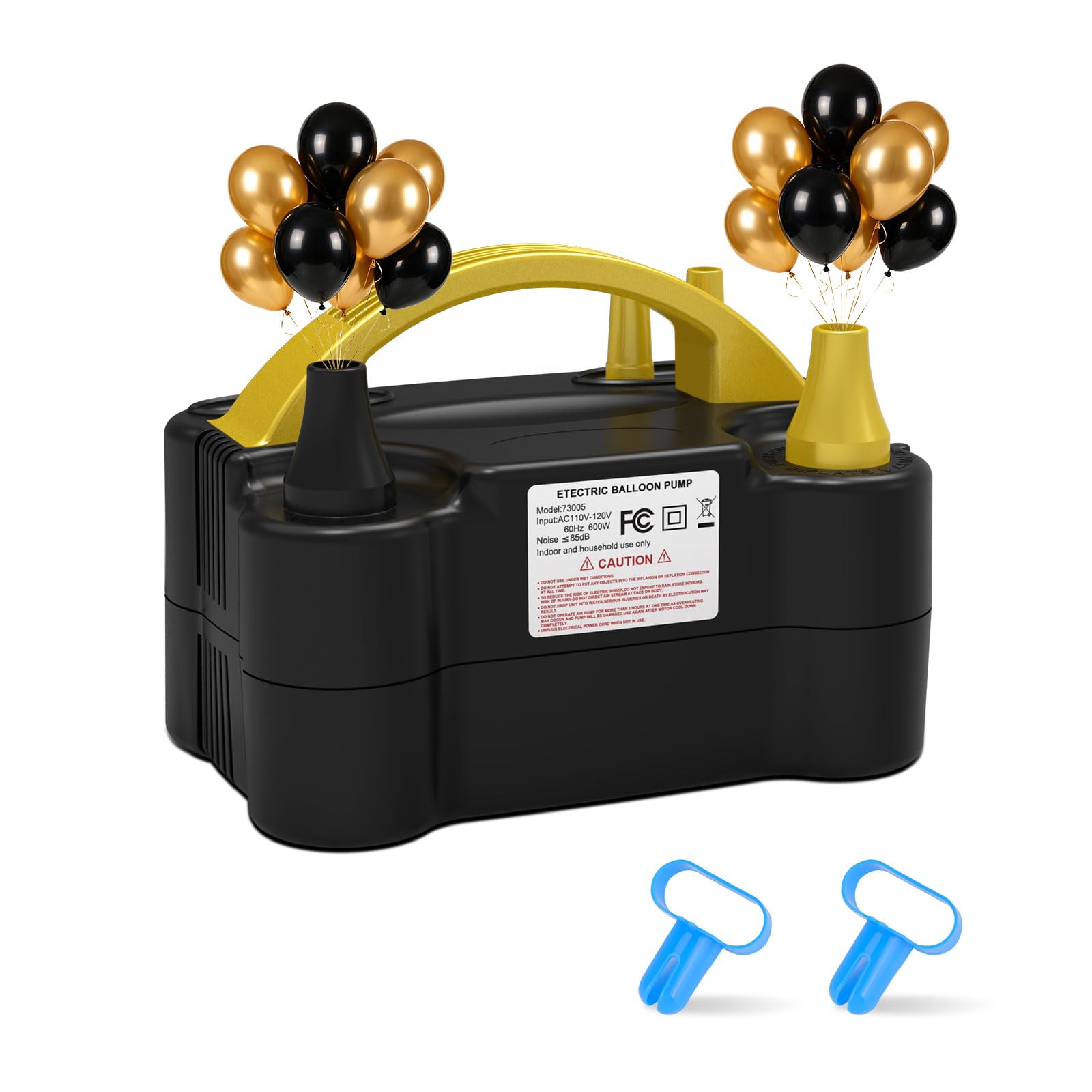 IDAODAN Electric Balloon Pump, Portable Electric Balloon Blower Machine Inflator Air Pump for Party Decorations