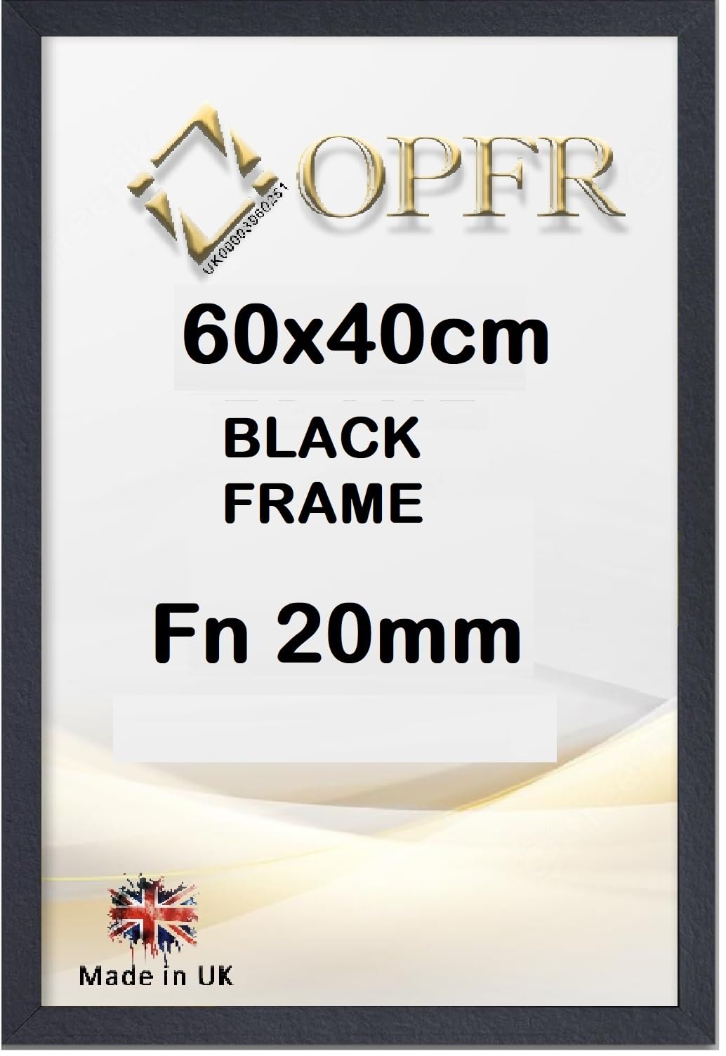 60x40cm Thin Black Picture,Photo,Poster Frame