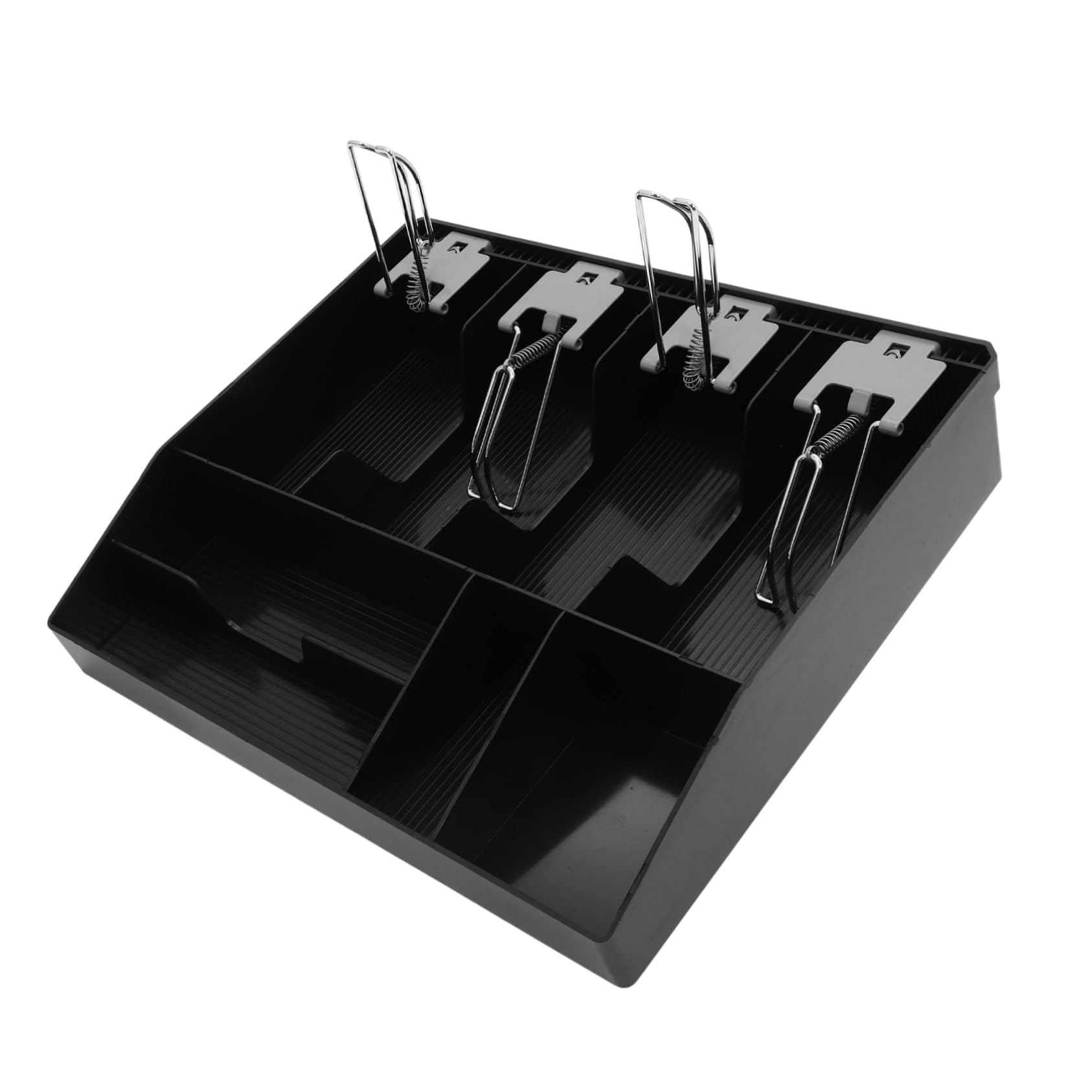 STOBOK Dinero Multi-compartimentos Con Clip Organizador Tiendas y Doméstico Para Supermercados y Puntos De Compartimentos Para y Billetes