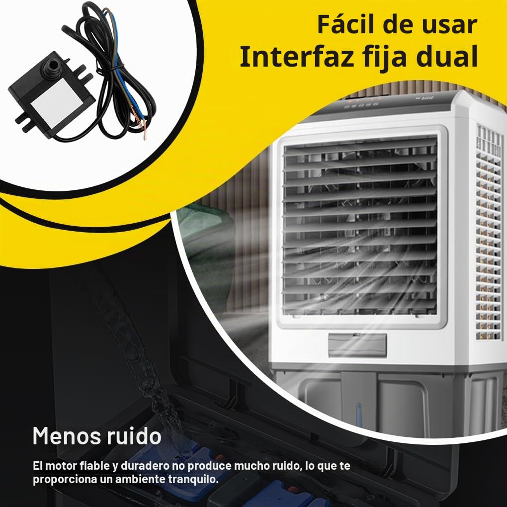 Bomba sumergible, ventilador de aire acondicionado, accesorios universales de refrigeración por agua, accesorios de suministro, enfriador de aire, hogar, bajo consumo