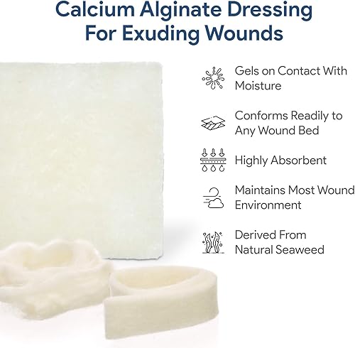 Miniatura 2 de Dermarite Industries Deracinate Cuerda de alginato de calcio, 12 pulgadas, 5 unidades