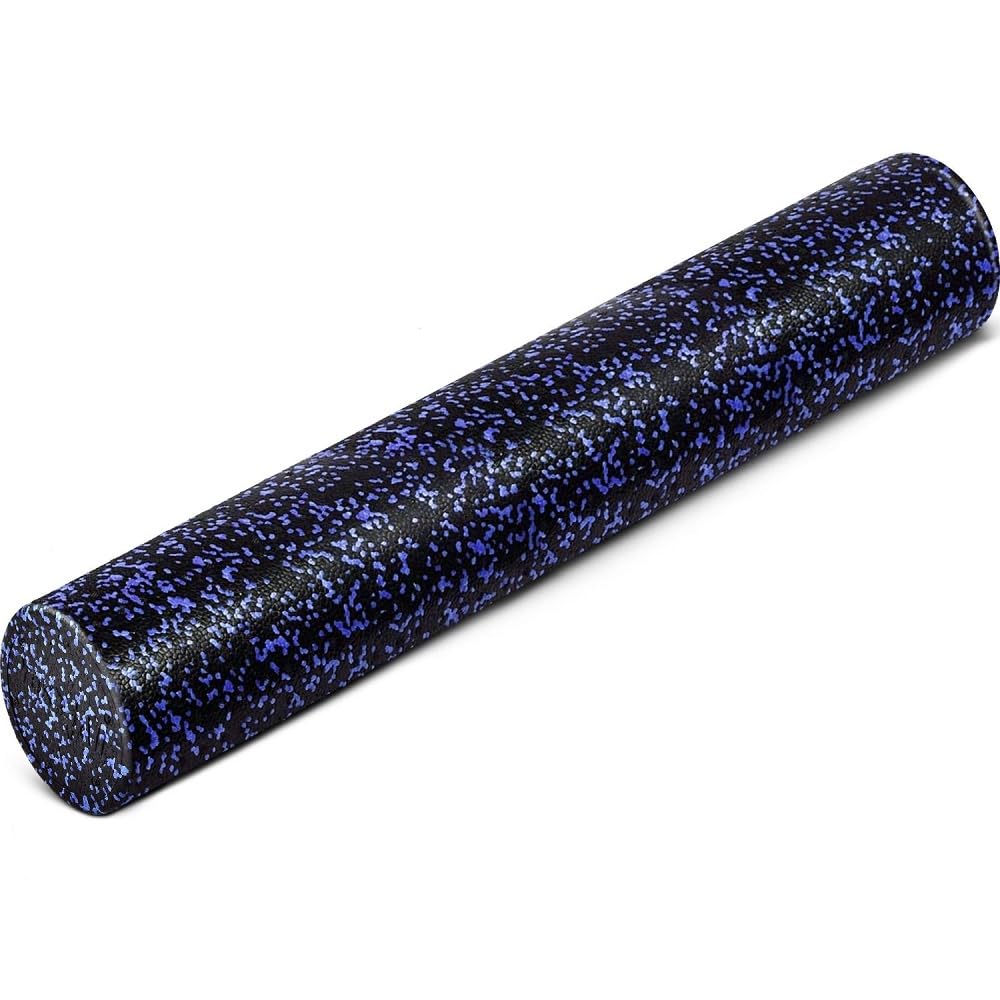 Yes4All High-Density EPP Round Back Roller Foam, Foam Roller for Yoga, Pilates & Stretching - 12, 18, 24, 36 inch