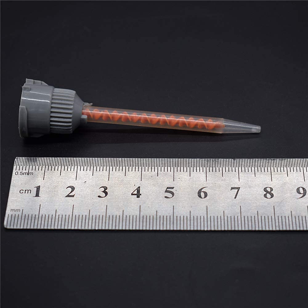 Ugelli per miscelare resina epossidica, ugelli per pistola adesiva per miscelare, applicatori per pistola per colla AB da 50 ml, 20 pezzi (rapporti applicatori 10:1)