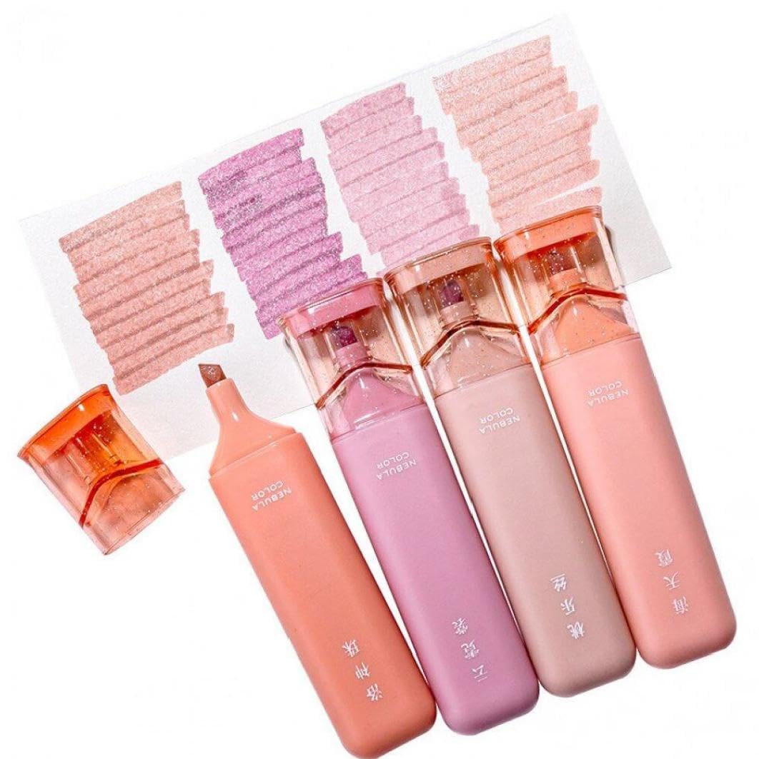 Amazon.co.jp: ぺんてる 蛍光ペン 水性 速乾 かわいい キラキラ 文具 