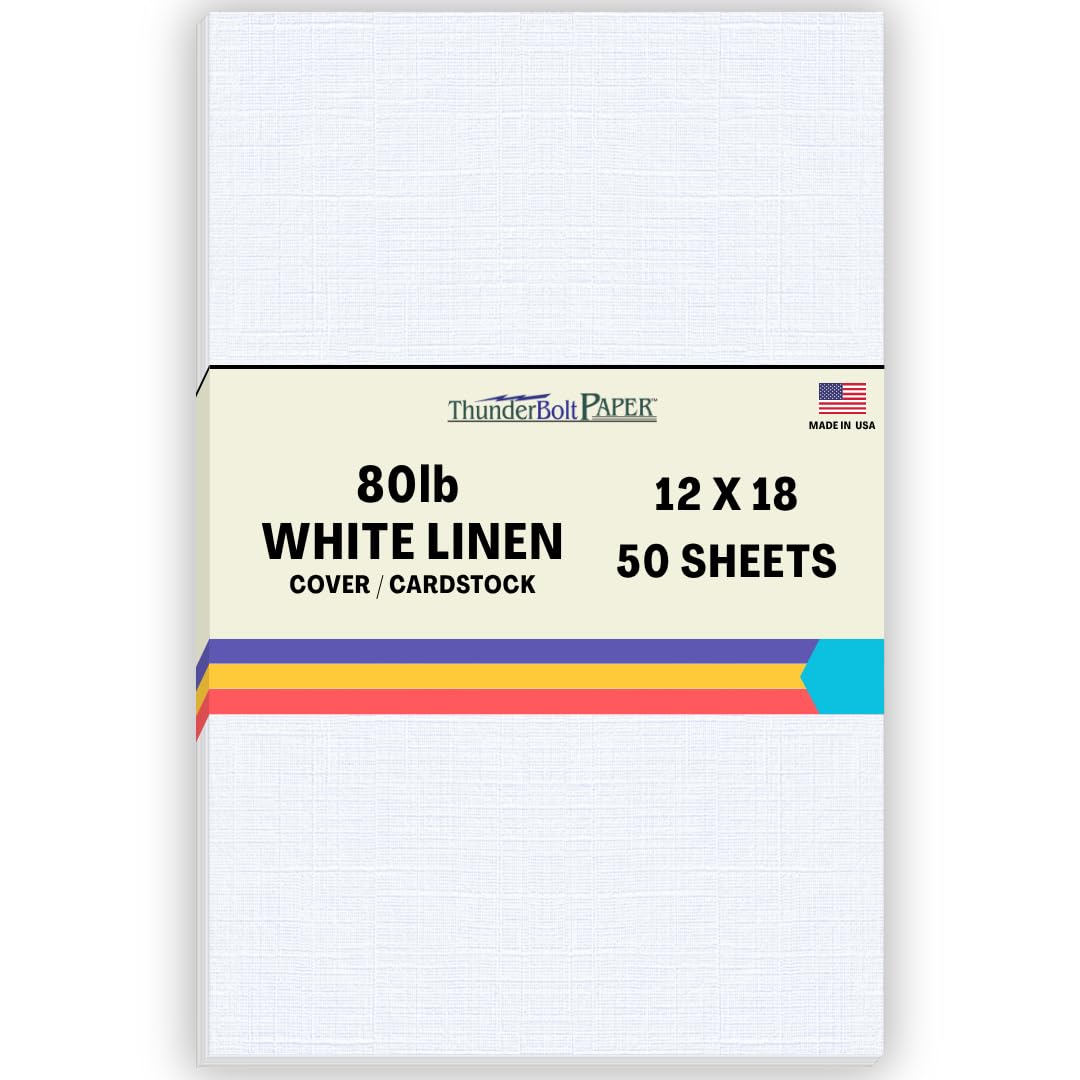 ThunderBolt Linen Cardstock
