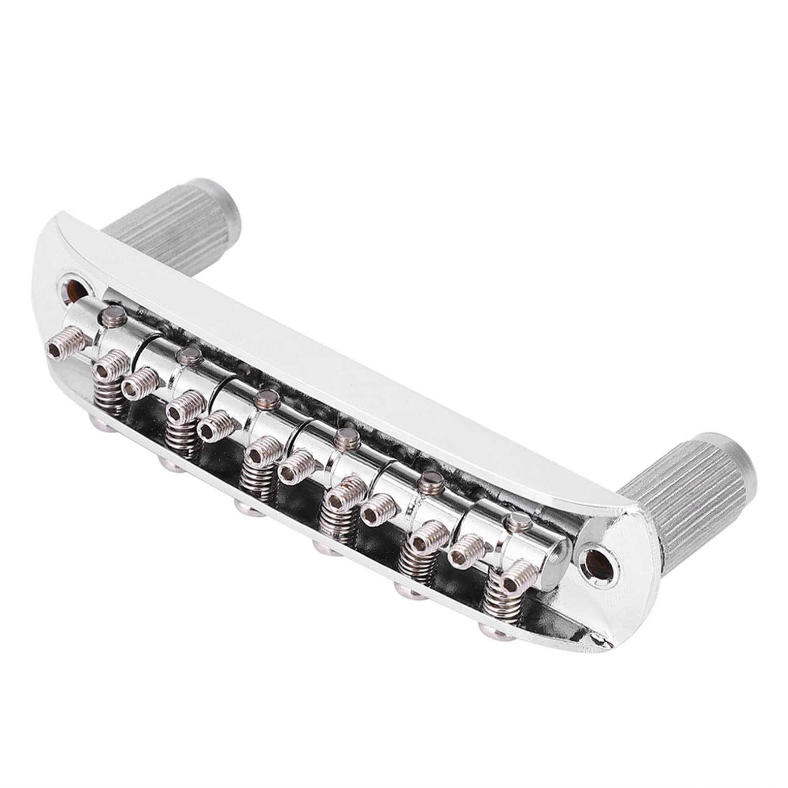 Juego de puente de trémolo Vibrato chapado en metal para guitarra Mustang, sistema de vibrato resistente y con llaves para reparar y reemplazar
