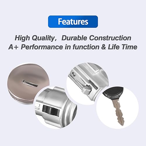 Miniatura 4 de Cilindro de bloqueo del interruptor de encendido 924-709 para Dodge Ram 1500 2500 3500 Durango Dakota/Chrysler Aspen y Mitsu-bishi Raider 2001-2010