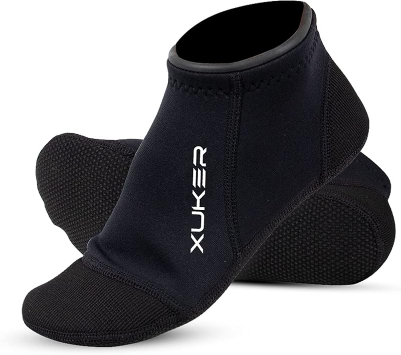 XUKER medias de agua de neopreno de 3 mm a prueba de arena para fútbol de voleibol de playa | medias de natación de buceo para deportes acuáticos al aire libre
