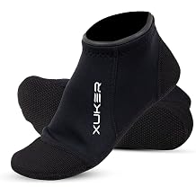 XUKER Neoprene Water Socks 3mm, Sand Proof Beach Volleyball Socks Diving Socks for Outdoor Water Sports