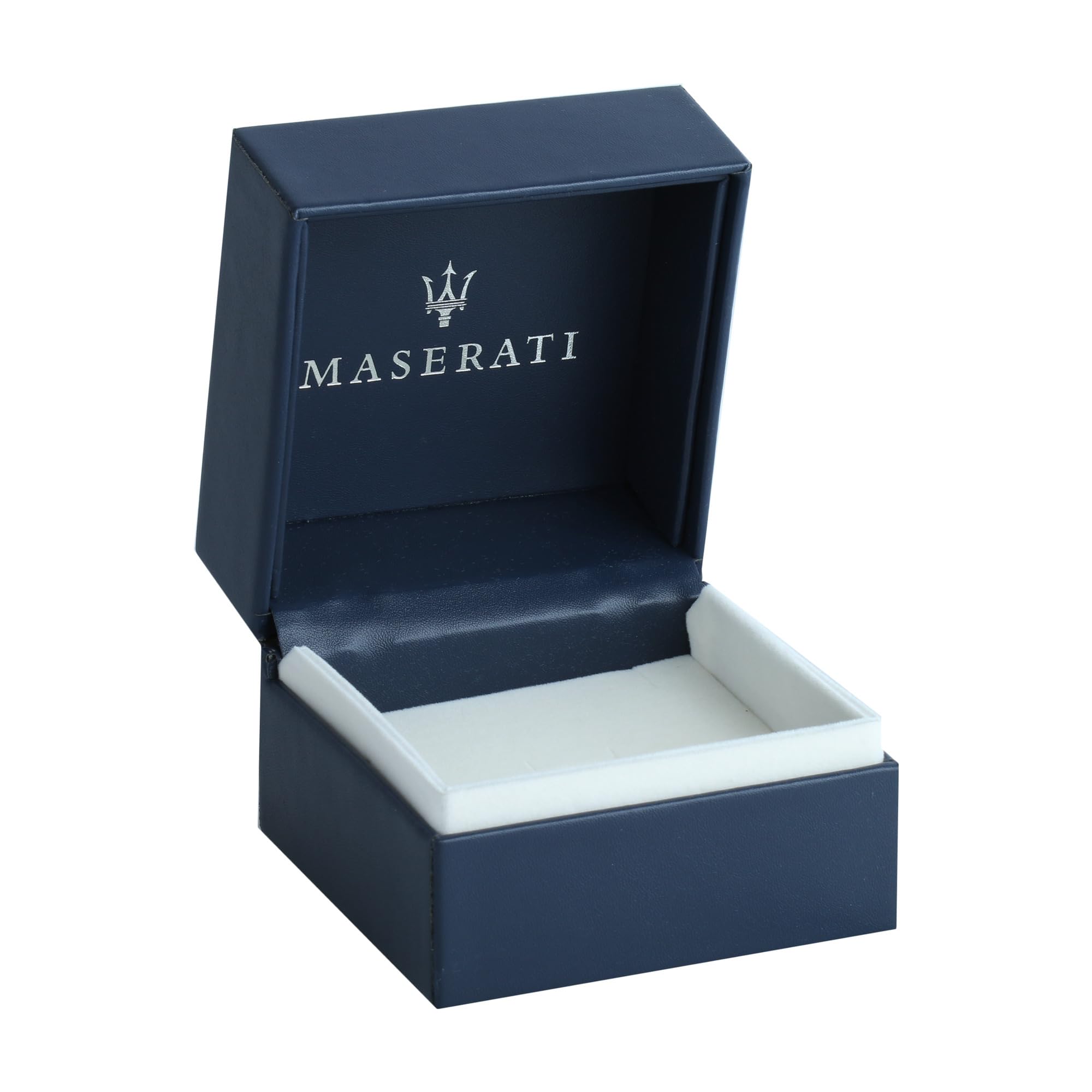 Maserati Gemelli da uomo, Collezione Maserati Jewels, in acciaio, PVD canna di fucile e pietra onice, con chiusura a pressione - JM418ANK10