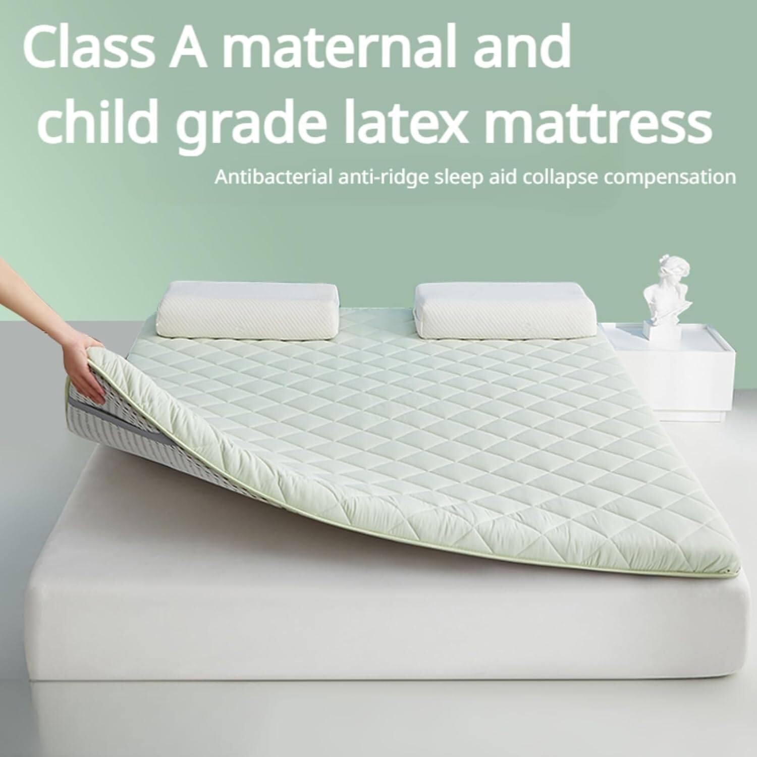 Materasso futon giapponese, morbido e pieghevole, portatile, per lettino, letto degli ospiti, divano da campeggio, singolo, matrimoniale, futon