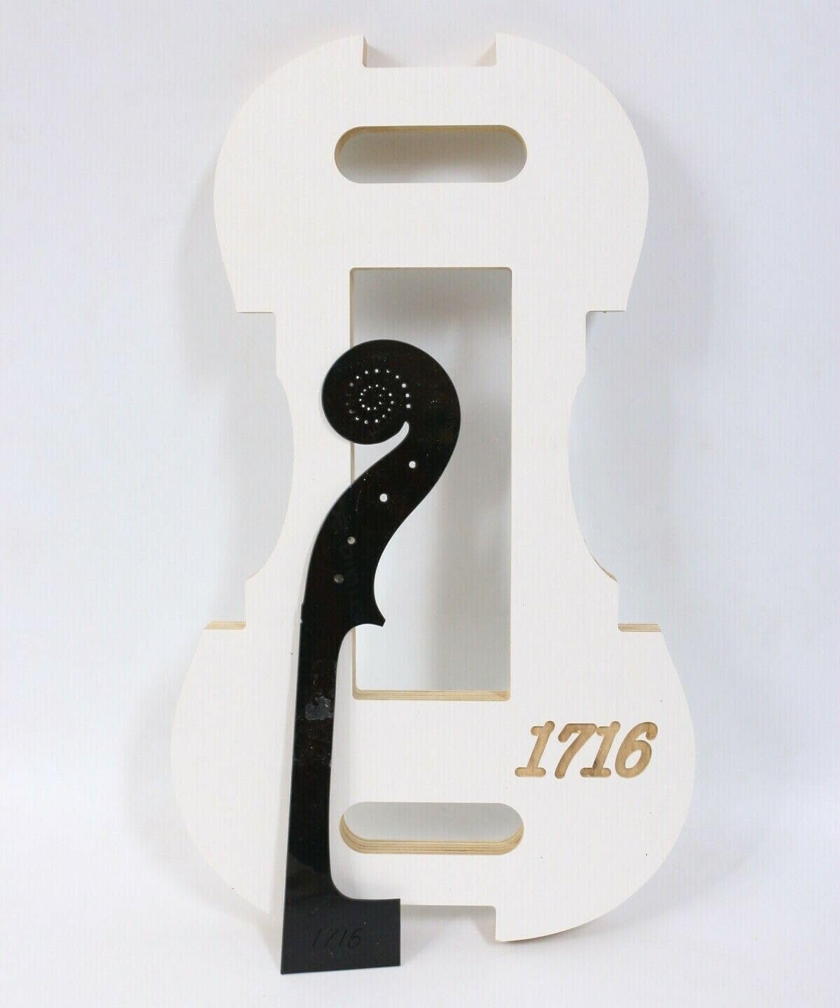 Modello e stampo per foro per violino e collo, dimensione 4/4, replica modello Stradivari 1715 (vt-278)