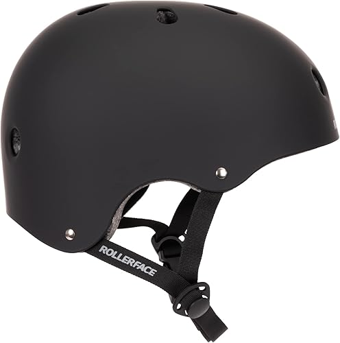 Miniatura 4 de Rollerface Casco multideportivo, monopatín, patinaje en línea, con doble certificado de seguridad internacional, interior extra acolchado, para