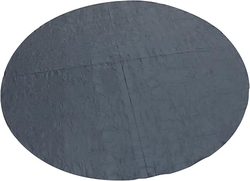 10 Ft Pool Liner Pad, Round Pool Pads for Pool Bottom, Seamless, Black