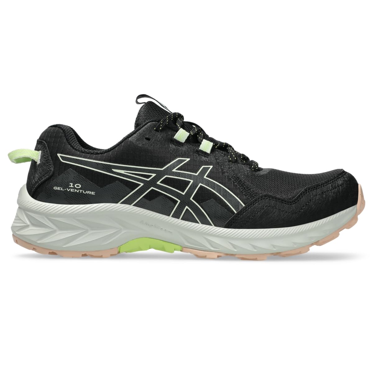 ASICS Women's Gel-Venture 10 Running Shoes, 7, Black/Graphite Grey